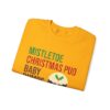 Mistletoe, Christmas Pud and Baby Bumps Pregnancy Announcement Sweatshirt