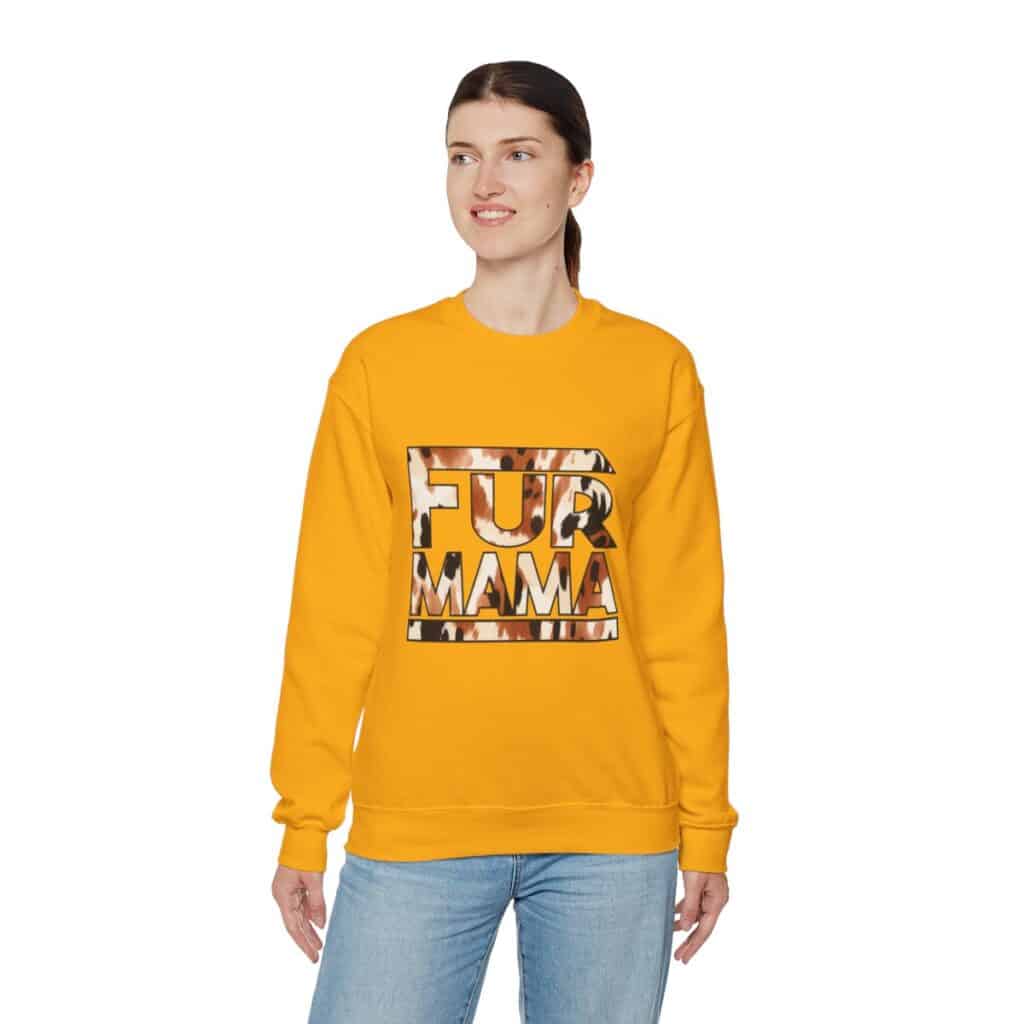 Fur Mama Buffalo Print Women's Sweatshirt