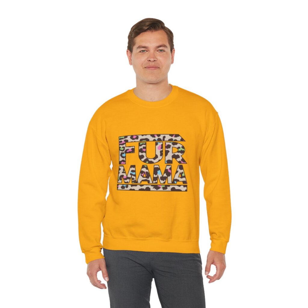 Fur Mama Rainbow Animal Print Sweatshirt