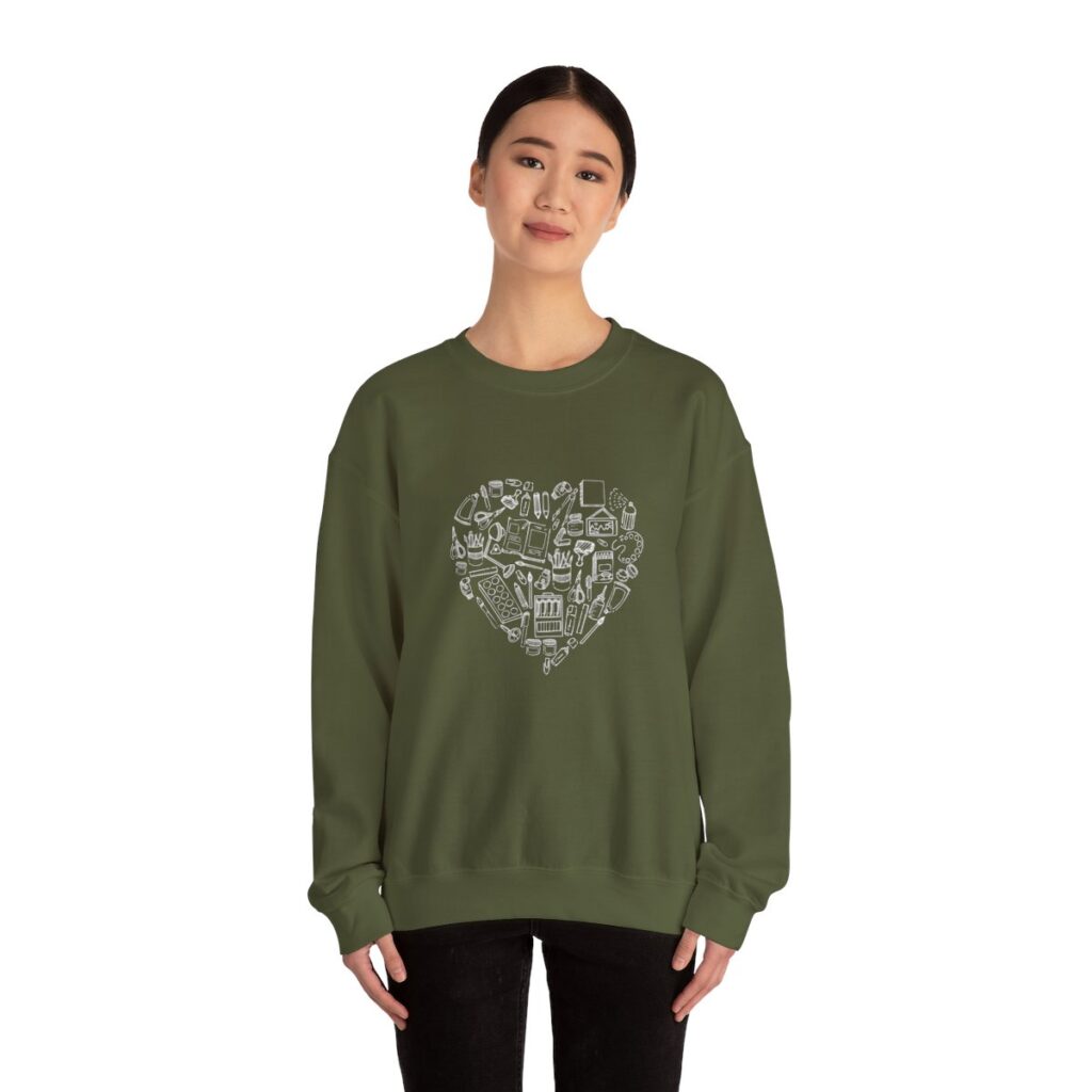 Creative Heart Artist Sweatshirt