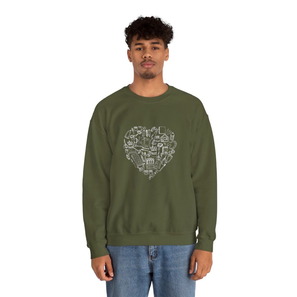 Creative Heart Artist Sweatshirt