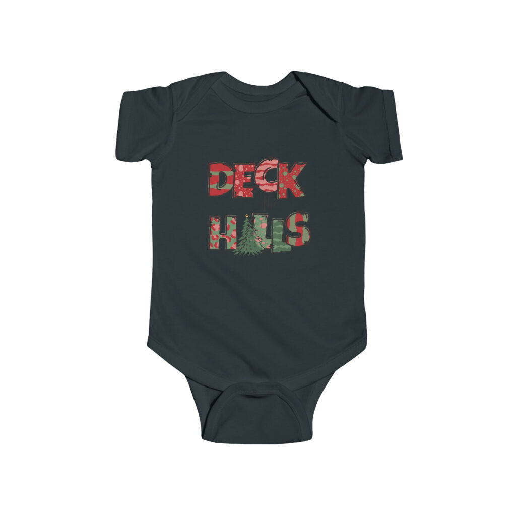 Deck the Halls with Cheer Baby Bodysuit Onesie