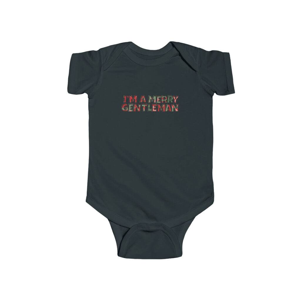 Holiday Cheer - I'm a Merry Gentleman Baby Bodysuit Onesie