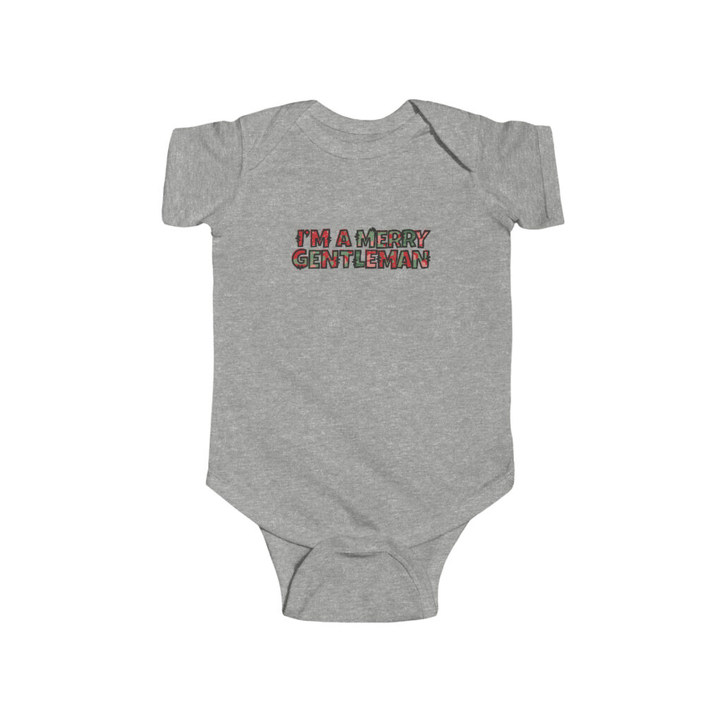 Holiday Cheer - I'm a Merry Gentleman Baby Bodysuit Onesie