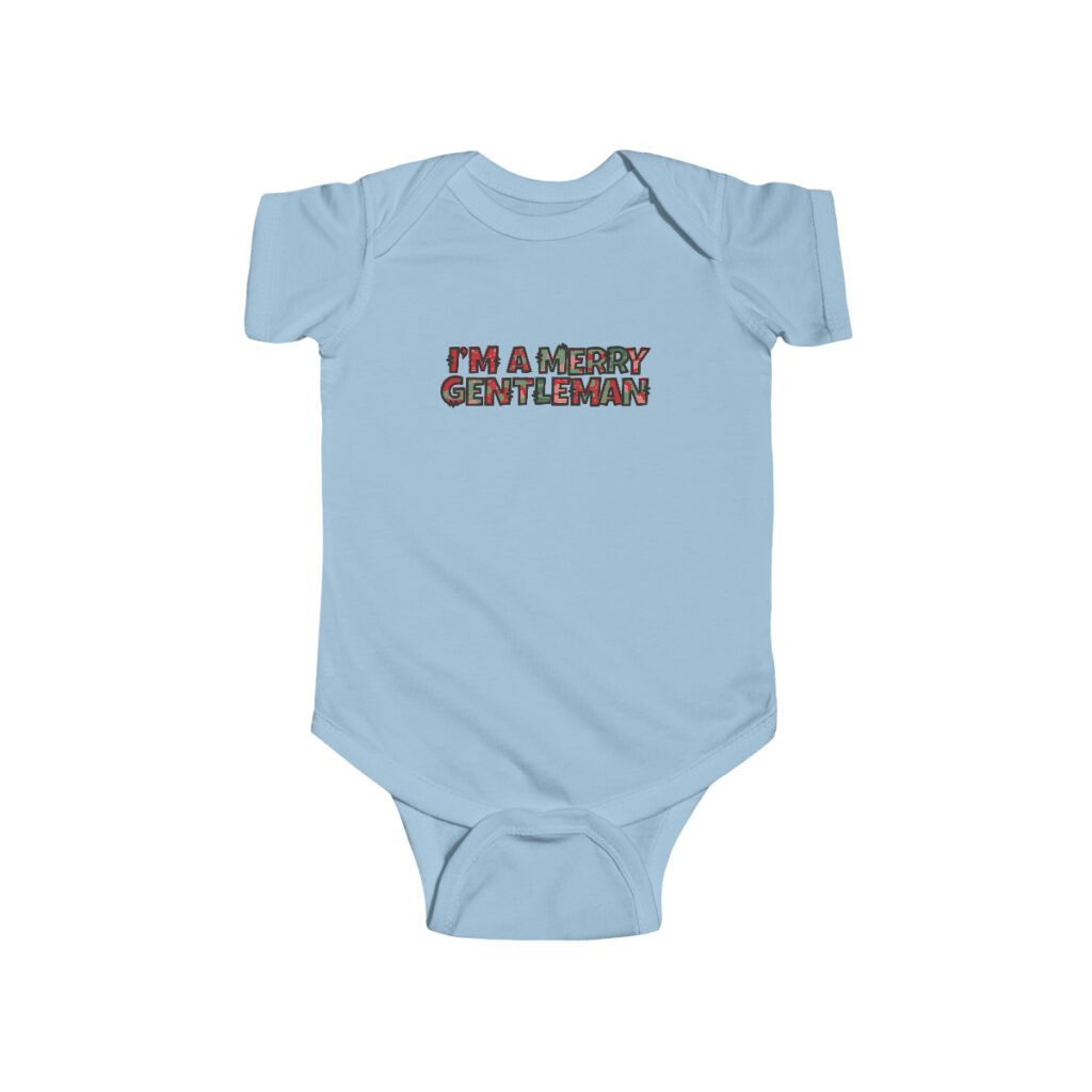 Holiday Cheer - I'm a Merry Gentleman Baby Bodysuit Onesie