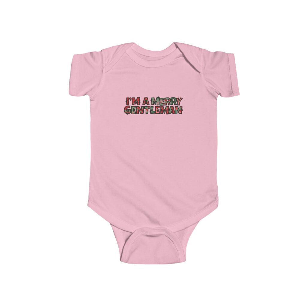 Holiday Cheer - I'm a Merry Gentleman Baby Bodysuit Onesie