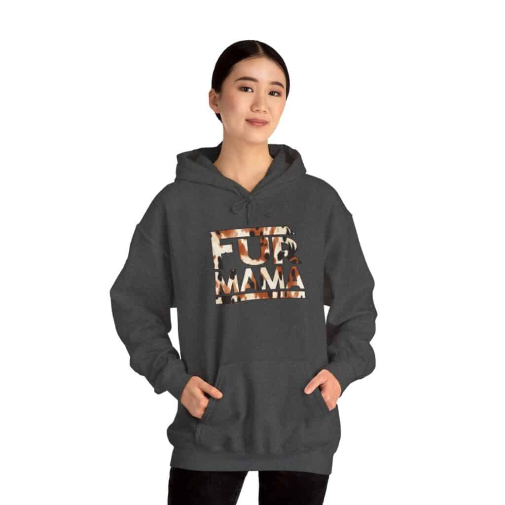 Fur Mama" Buffalo Print Women's Hoodie 🐾