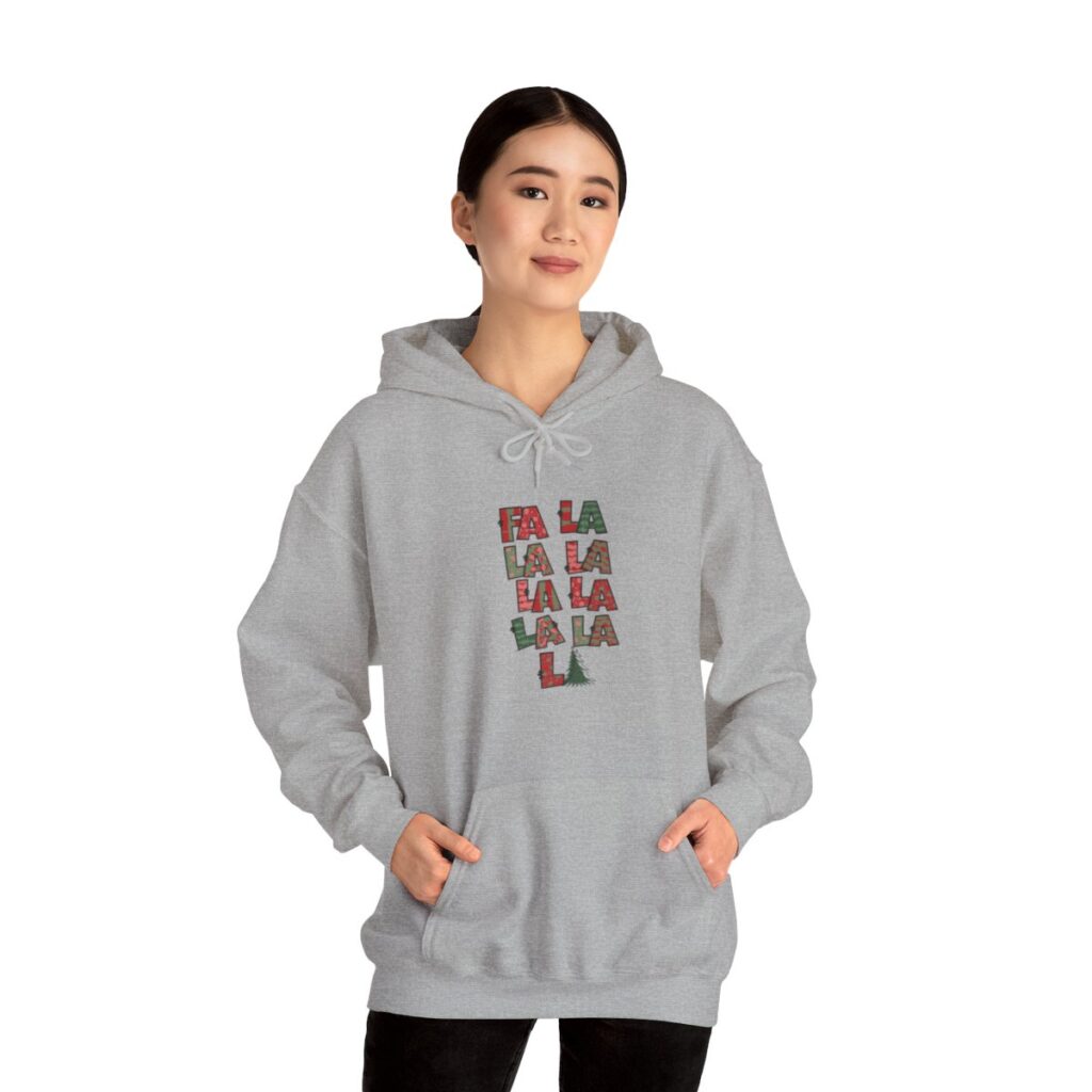 Dashing Through the Holidays "Fa La La" Unisex Hoodie