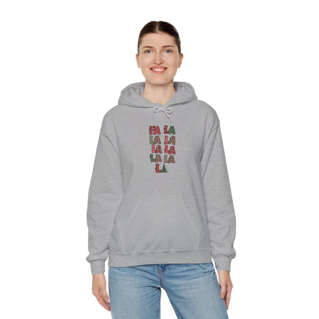 Dashing Through the Holidays "Fa La La" Unisex Hoodie