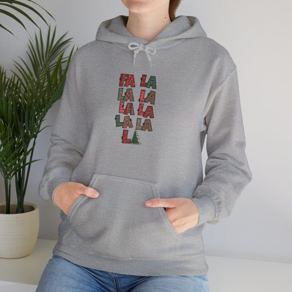 Dashing Through the Holidays "Fa La La" Unisex Hoodie