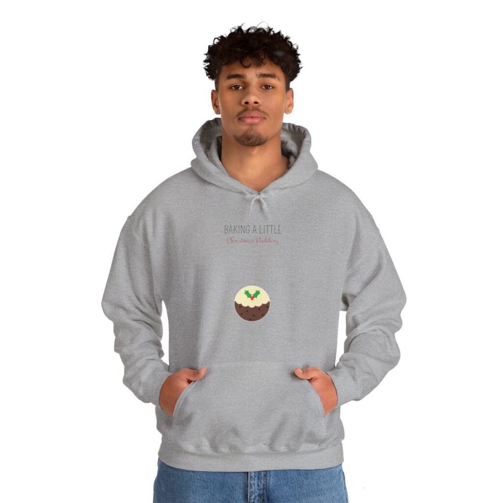 Baking a Little Christmas Pudding Pregnancy Announcement Hoodie