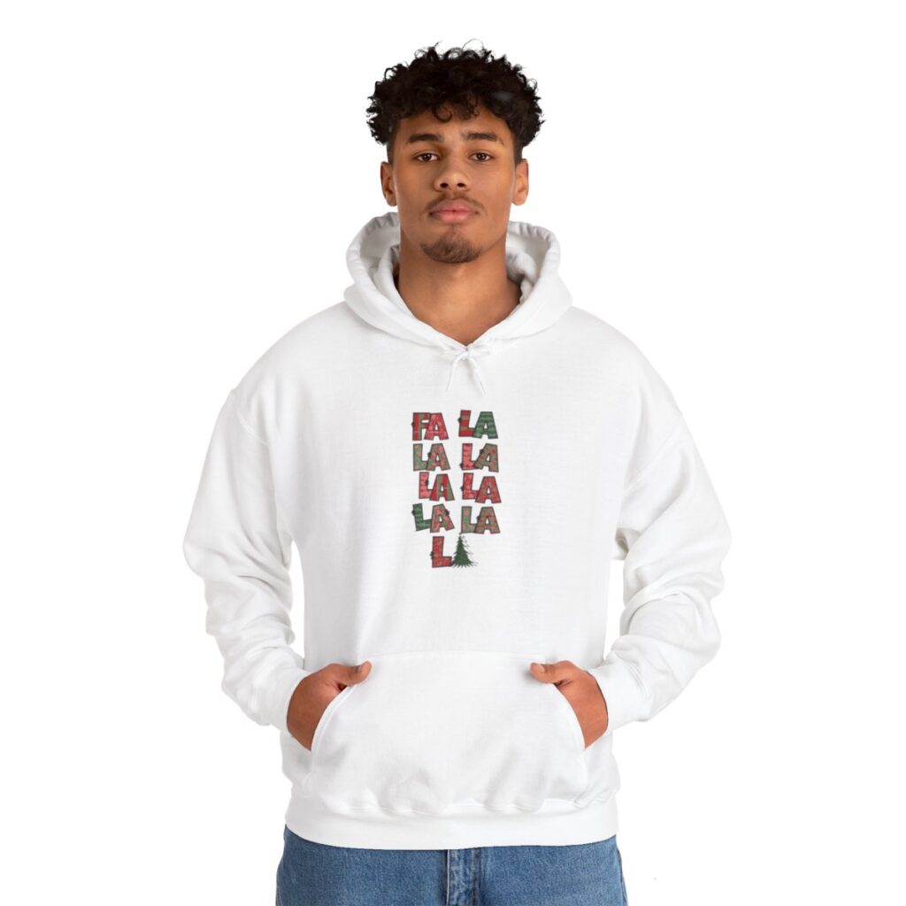 Dashing Through the Holidays "Fa La La" Unisex Hoodie