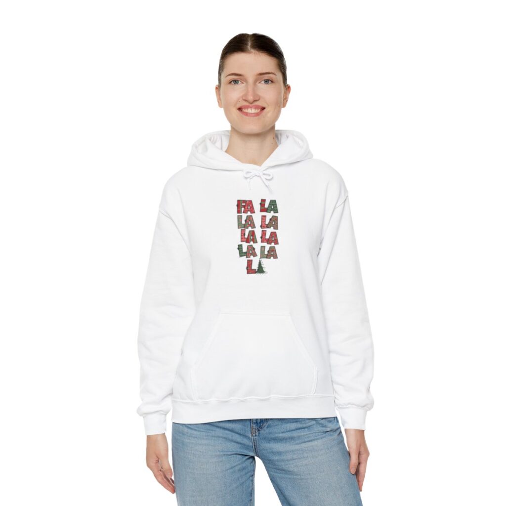 Dashing Through the Holidays "Fa La La" Unisex Hoodie