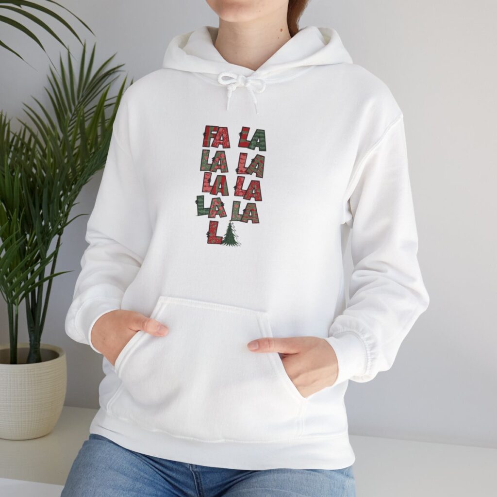 Dashing Through the Holidays "Fa La La" Unisex Hoodie