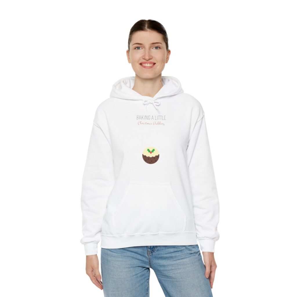 Baking a Little Christmas Pudding Pregnancy Announcement Hoodie