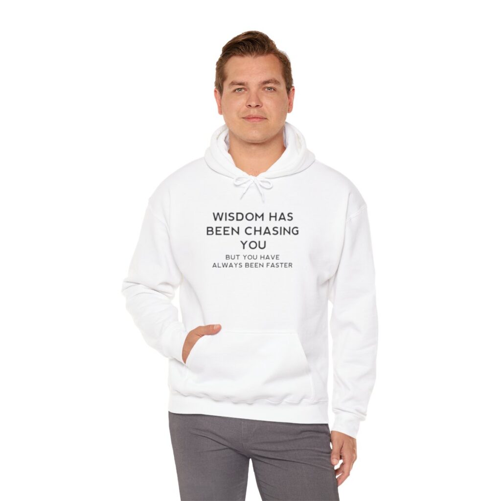 Chasing Wisdom Funny Hoodie