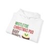 Festive Pregnancy Announcement - Mistletoe, Christmas Pud and Baby Bumps Hoodie