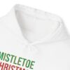 Festive Pregnancy Announcement - Mistletoe, Christmas Pud and Baby Bumps Hoodie