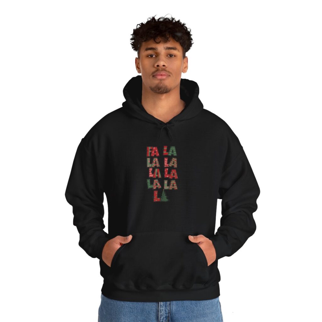 Dashing Through the Holidays "Fa La La" Unisex Hoodie