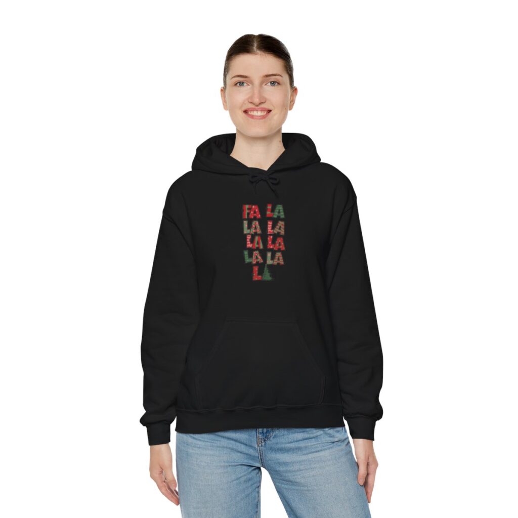 Dashing Through the Holidays "Fa La La" Unisex Hoodie