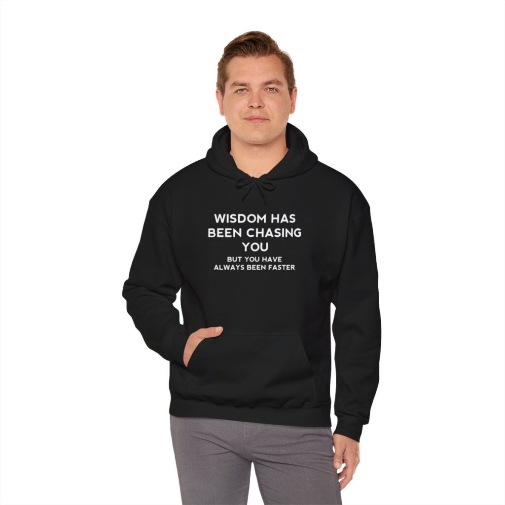 Chasing Wisdom Funny Hoodie