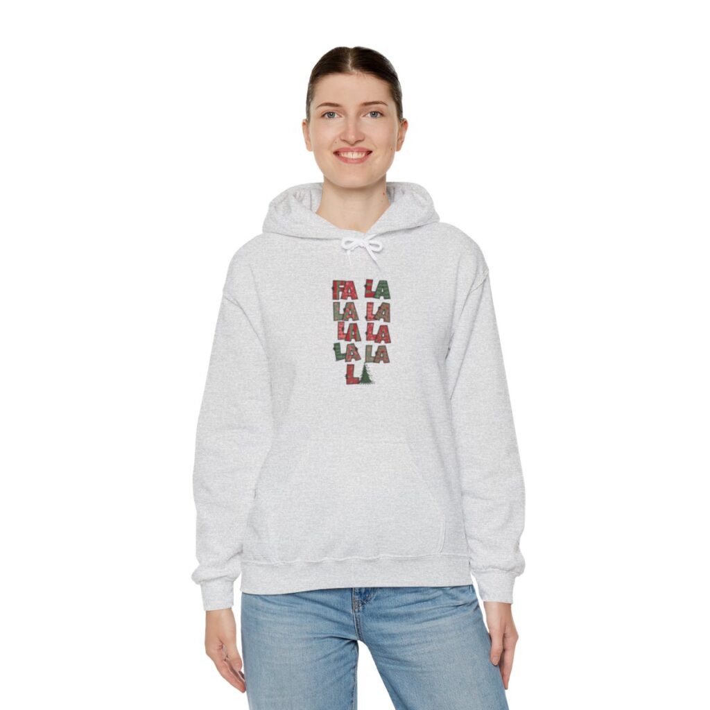 Dashing Through the Holidays "Fa La La" Unisex Hoodie