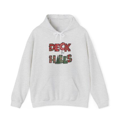 Festive Holiday Spirit "Deck the Halls" Unisex Hoodie