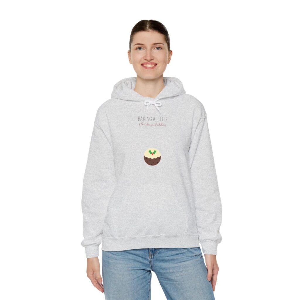 Baking a Little Christmas Pudding Pregnancy Announcement Hoodie