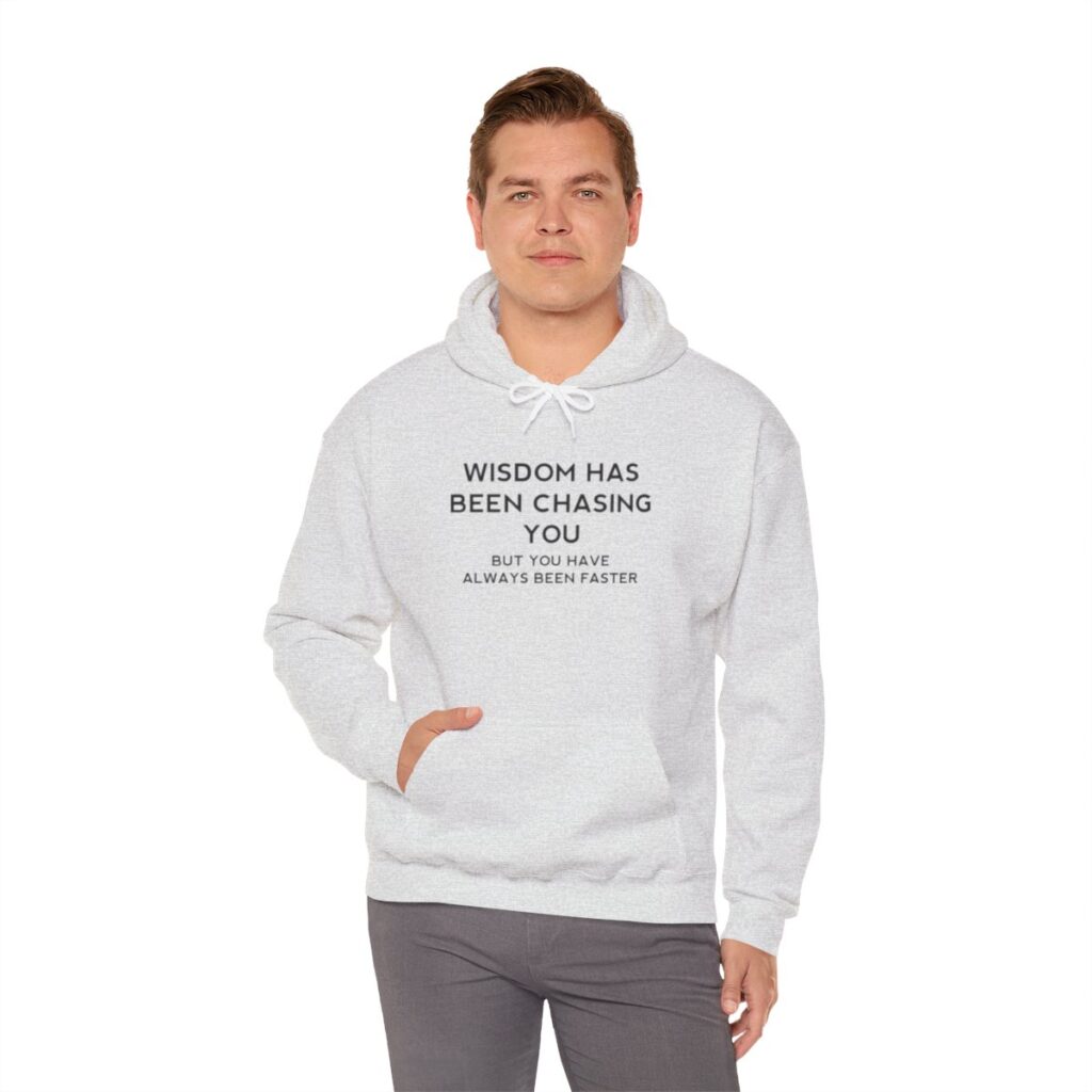 Chasing Wisdom Funny Hoodie