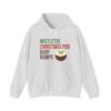 Festive Pregnancy Announcement - Mistletoe, Christmas Pud and Baby Bumps Hoodie