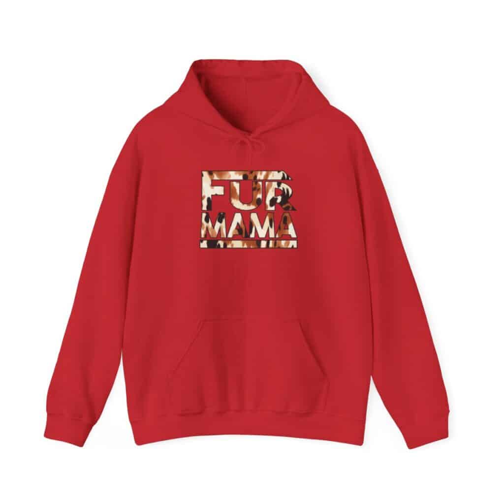 Fur Mama" Buffalo Print Women's Hoodie 🐾