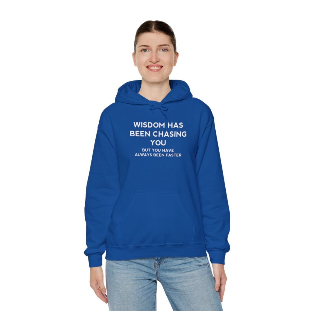 Chasing Wisdom Funny Hoodie