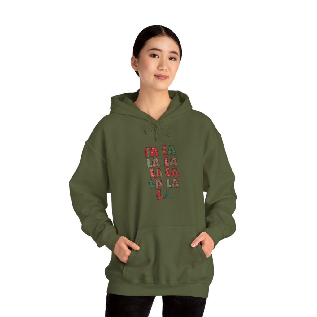 Dashing Through the Holidays "Fa La La" Unisex Hoodie