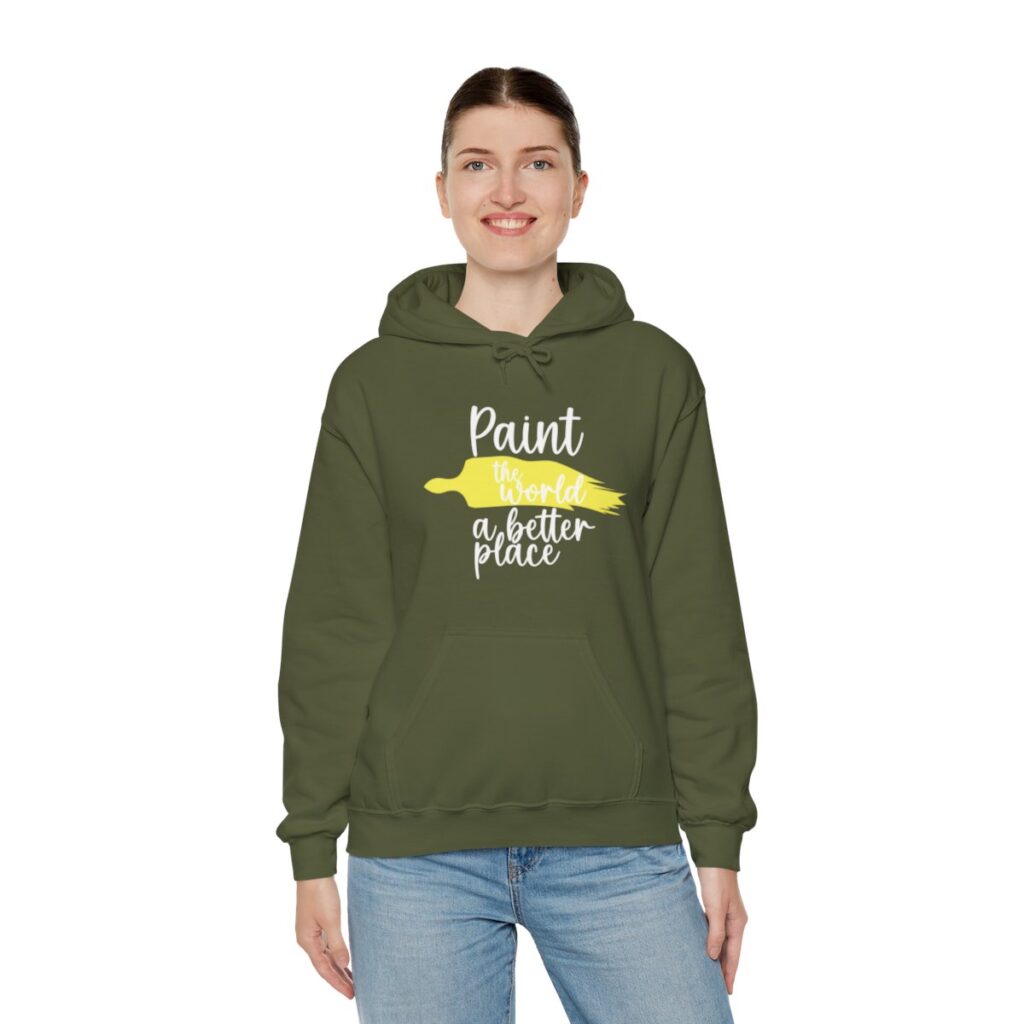 Inspirational Artist Hoodie - Paint the world a better place