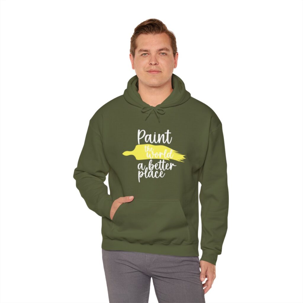 Inspirational Artist Hoodie - Paint the world a better place