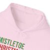 Festive Pregnancy Announcement - Mistletoe, Christmas Pud and Baby Bumps Hoodie