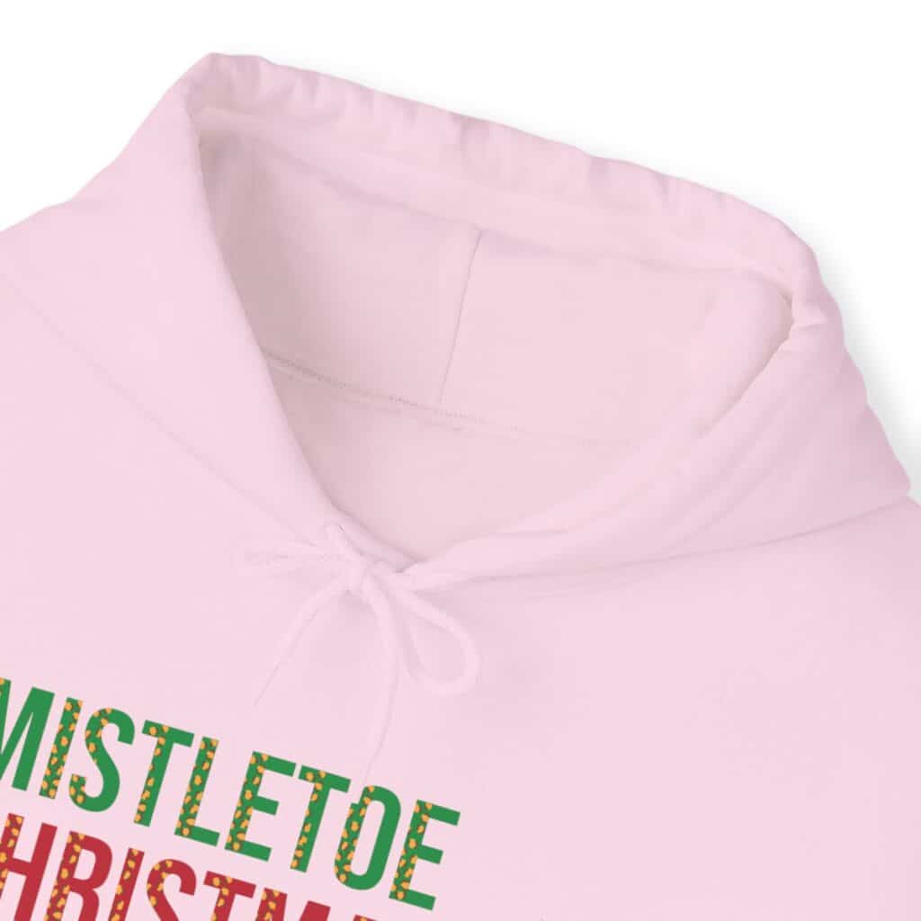 Festive Pregnancy Announcement - Mistletoe, Christmas Pud and Baby Bumps Hoodie