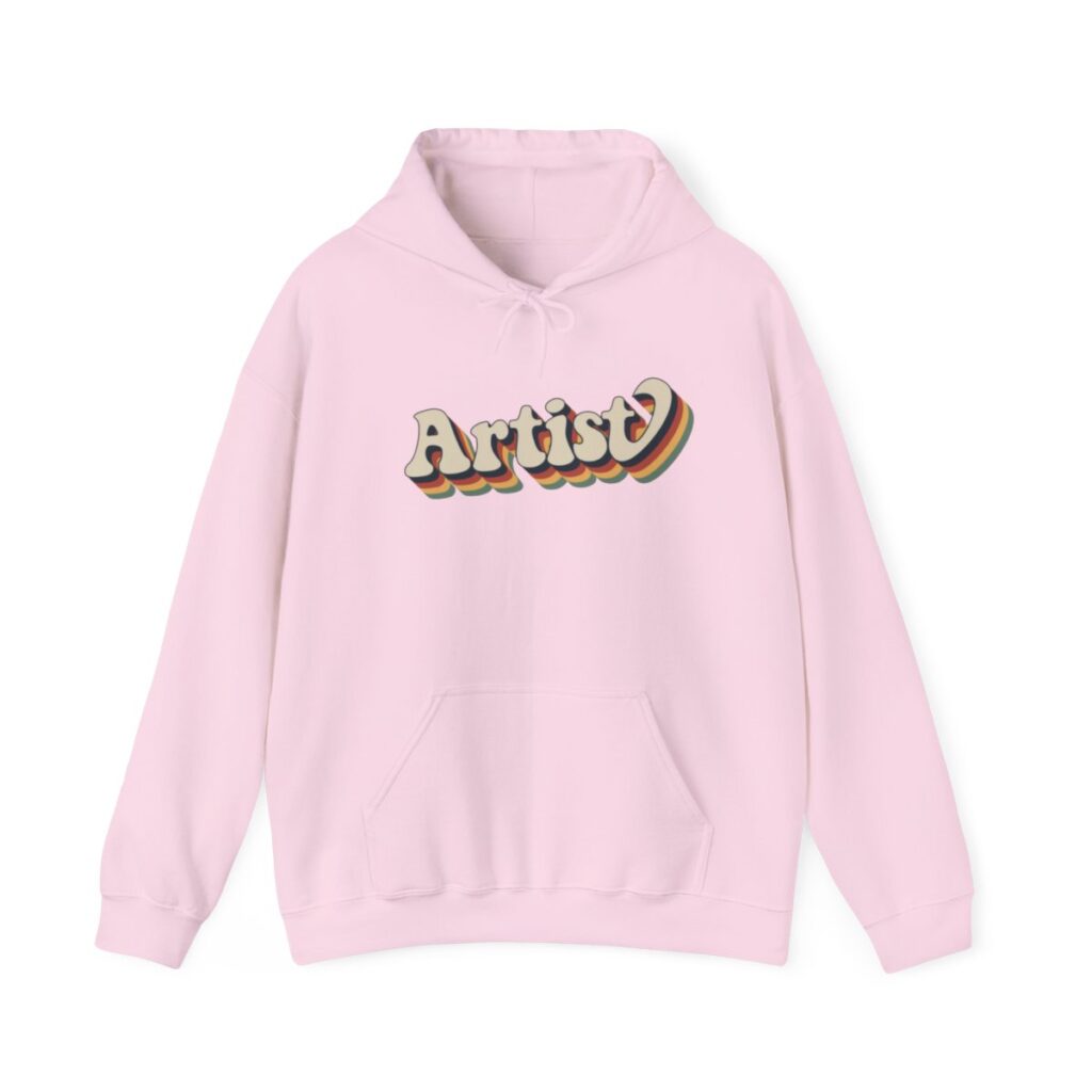 Retro Groovy Artist Hoodie