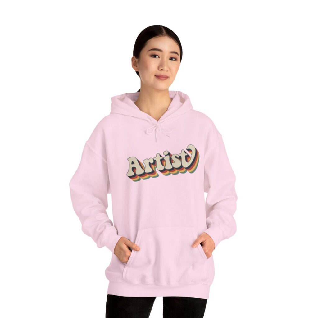 Retro Groovy Artist Hoodie