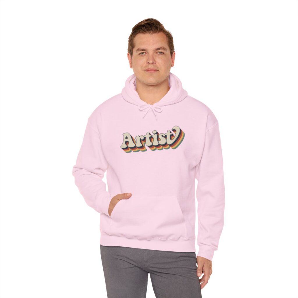 Retro Groovy Artist Hoodie