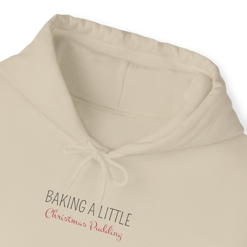 Baking a Little Christmas Pudding Pregnancy Announcement Hoodie