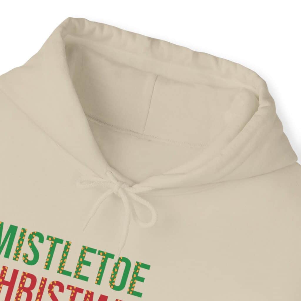 Festive Pregnancy Announcement - Mistletoe, Christmas Pud and Baby Bumps Hoodie