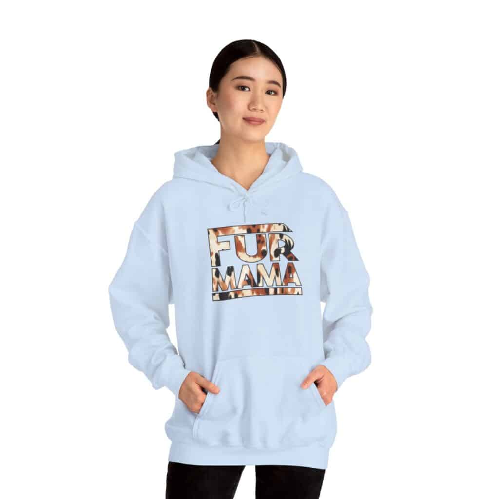 Fur Mama" Buffalo Print Women's Hoodie 🐾