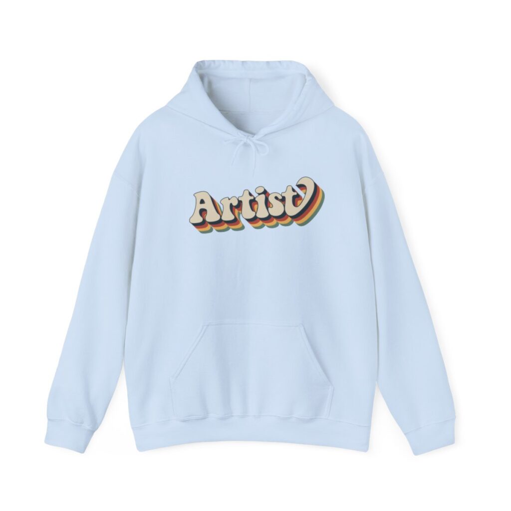 Retro Groovy Artist Hoodie