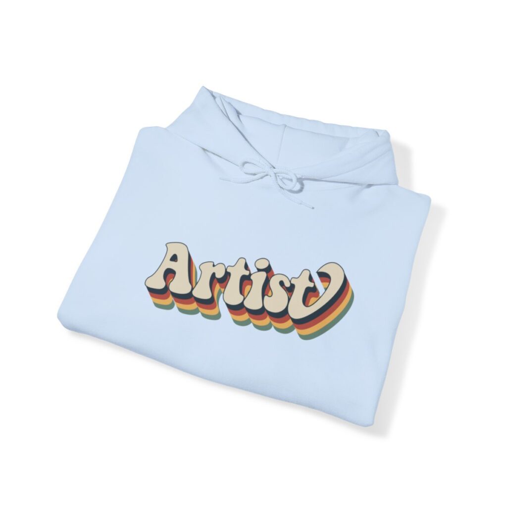 Retro Groovy Artist Hoodie