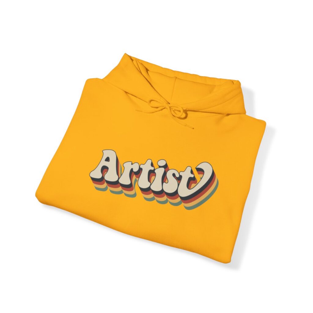 Retro Groovy Artist Hoodie