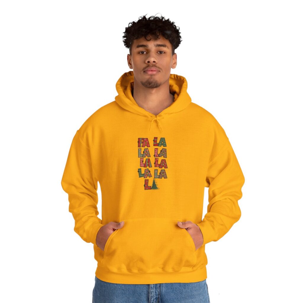 Dashing Through the Holidays "Fa La La" Unisex Hoodie