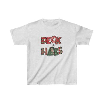 Jolly Deck the Halls Kids Christmas T-Shirt