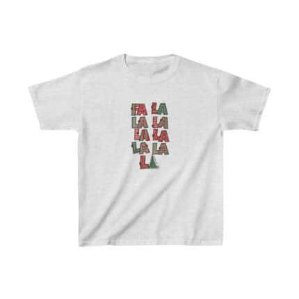 Festive Fa La La La La Kids Christmas T-Shirt