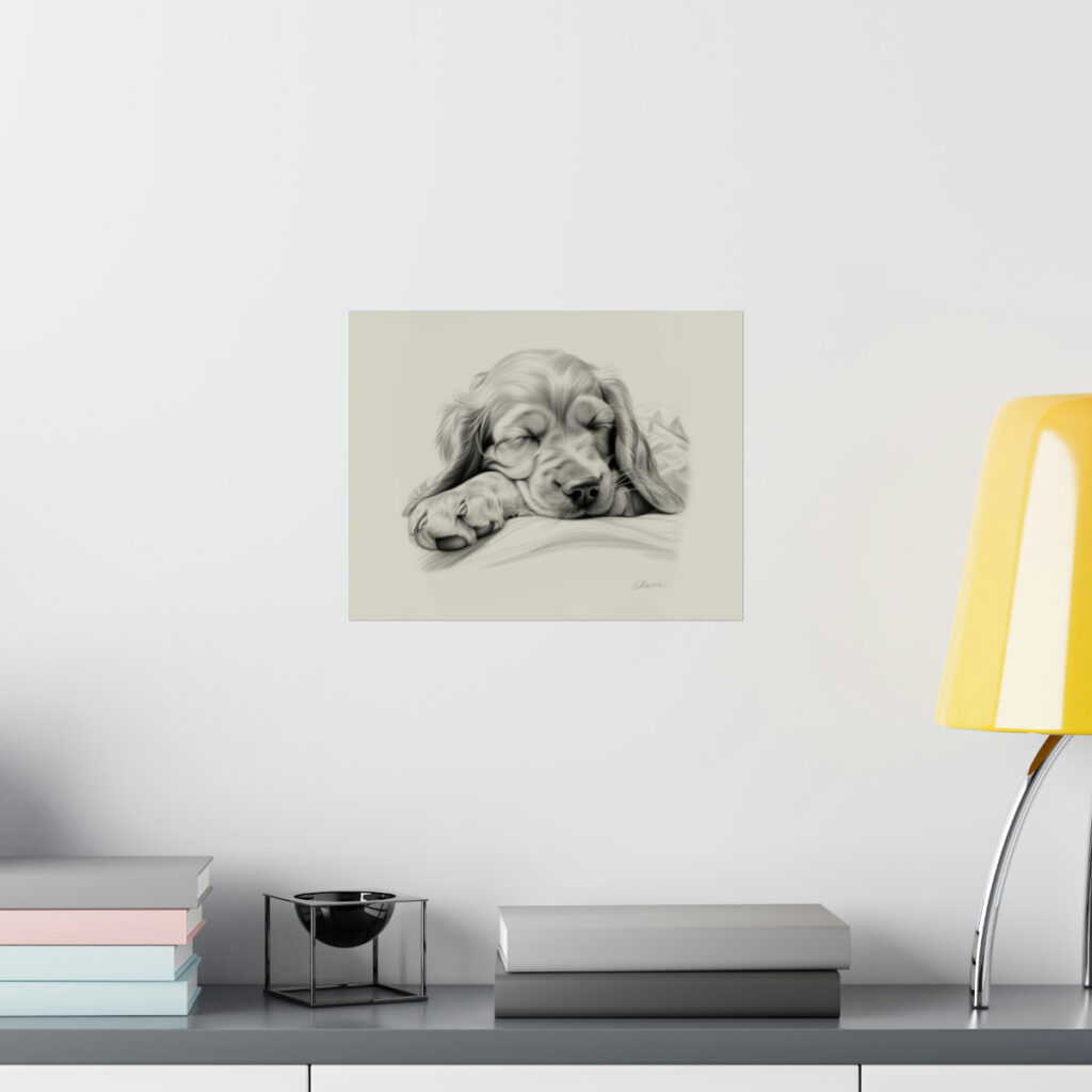 English Cocker Spaniel Portrait Fine Art Print